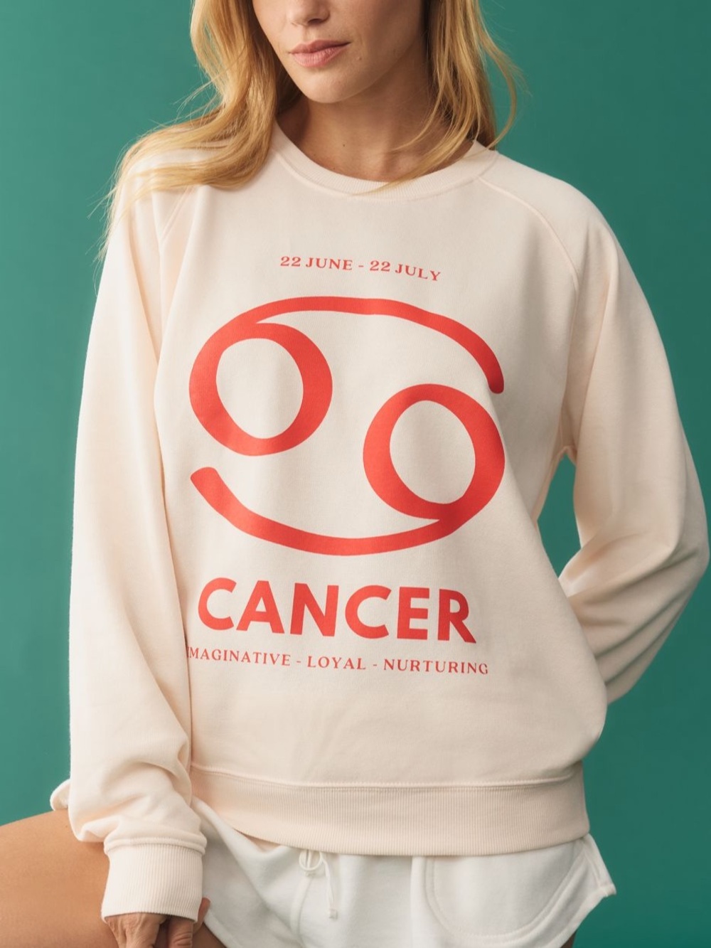 Anthropologie Cancer Zodiac Sweatshirt Size XS